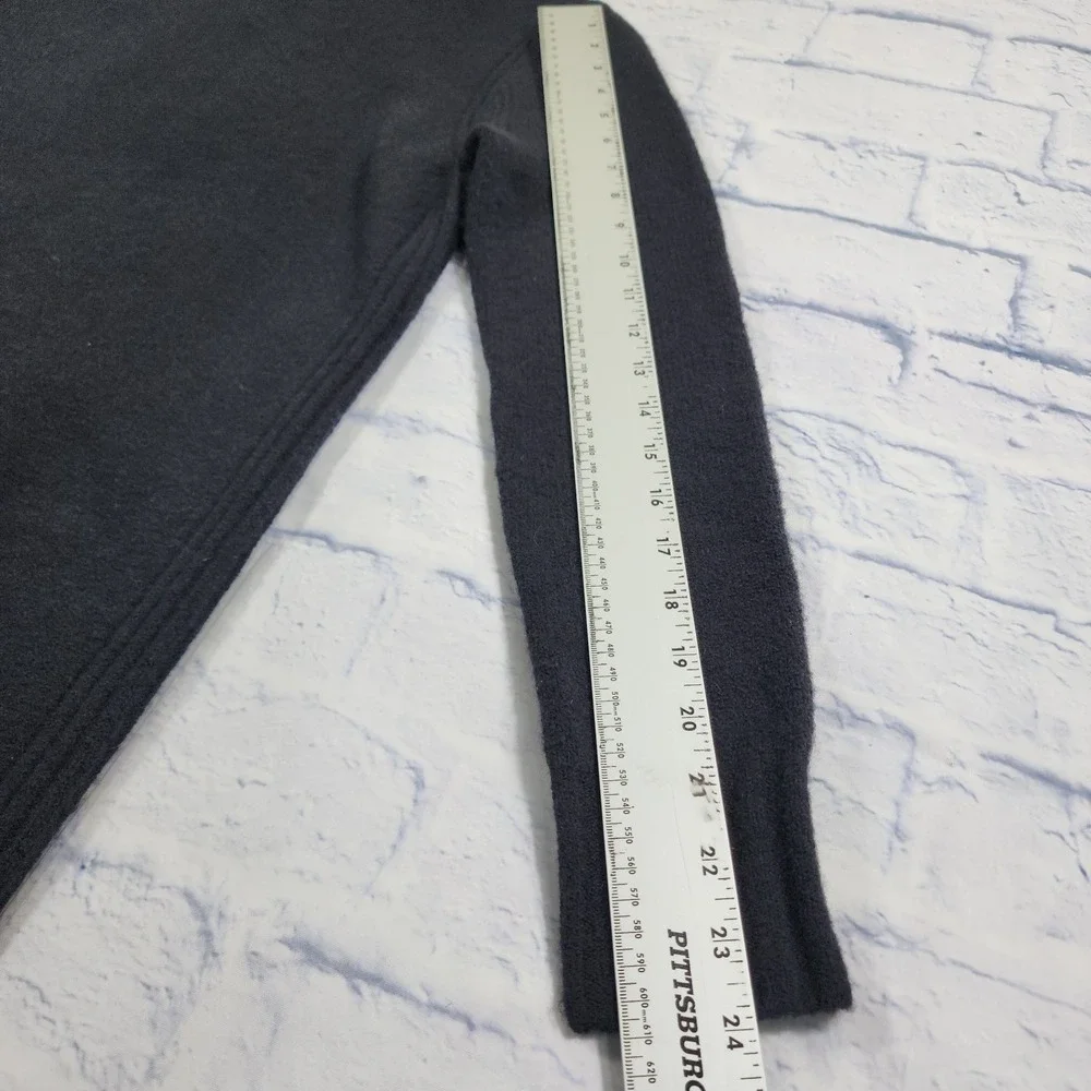 J Crew WOMENS SIZE S Merino Wool Alpaca Blend Black Sweater Dress Minimalist - Picture 5 of 14